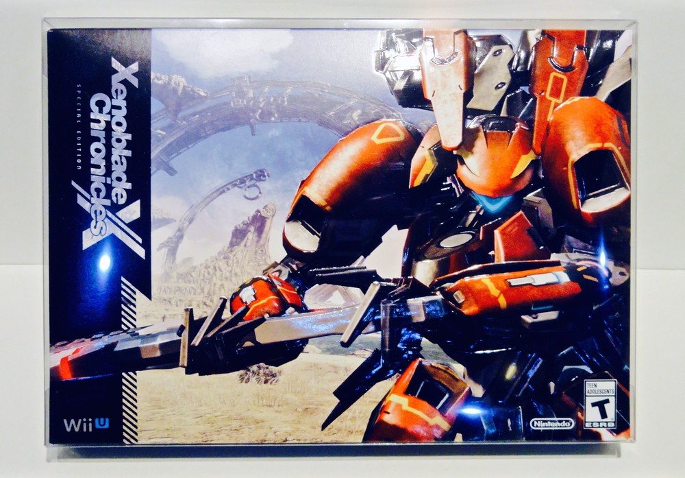 1 Box Protector For XENOBLADE CHRONICLES Special Edition Wii U Display Case
