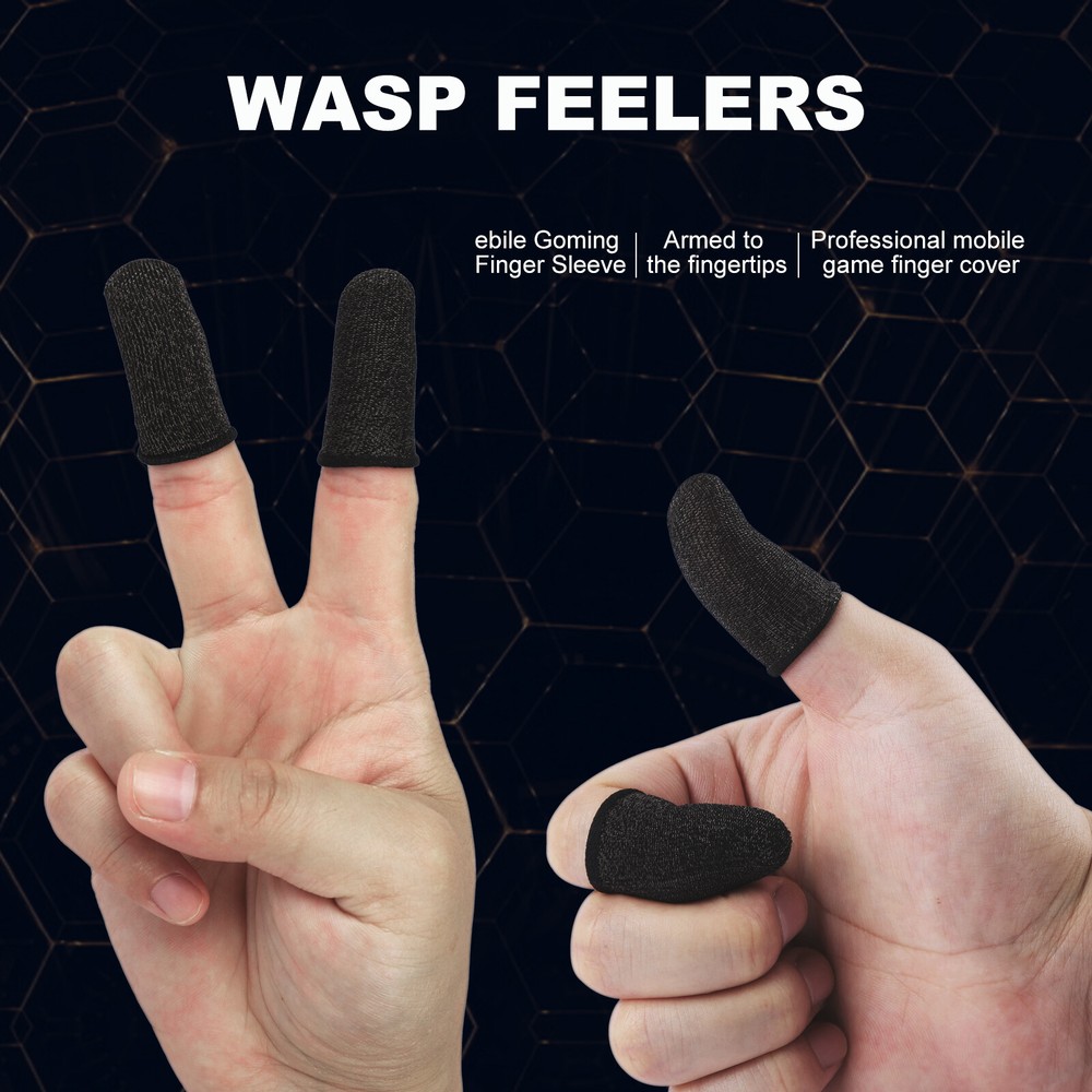 Lot Touch Screen Gaming Finger Sleeve Mobile Game Controller Sweatproof Gloves