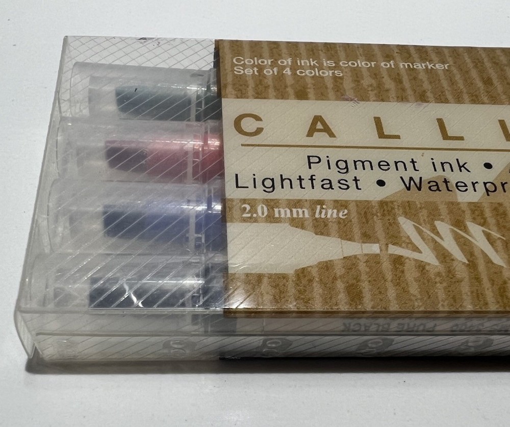 Kuretake Zig MS34004V Zig Memory System Calligraphy Marker 8 Tips