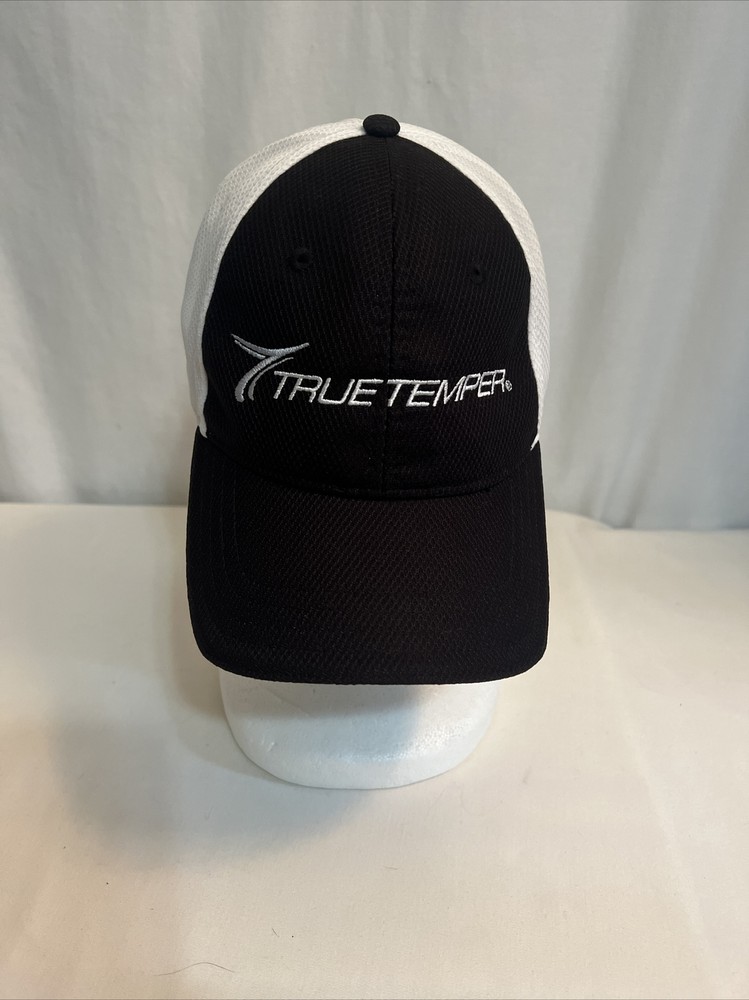 True Temper Adjustable Golf Golfing Hat Black Embroidered