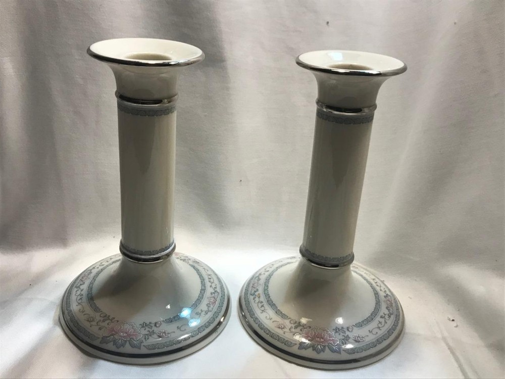 Lenox Charleston Candlestick Pair