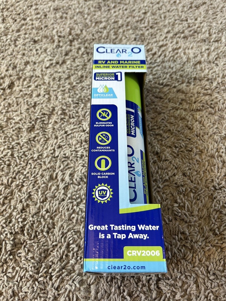 Clear2O CRV2006 RV and Marine Inline Water Filter