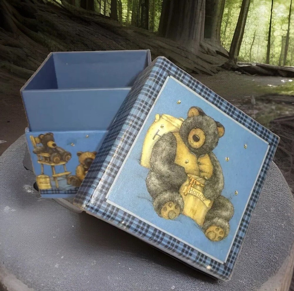 vintage BoB’s boxes Honey Bears keepsake trinket box