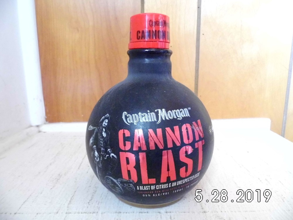 Captain Morgan Cannon Blast Bottle Empty 750ml
