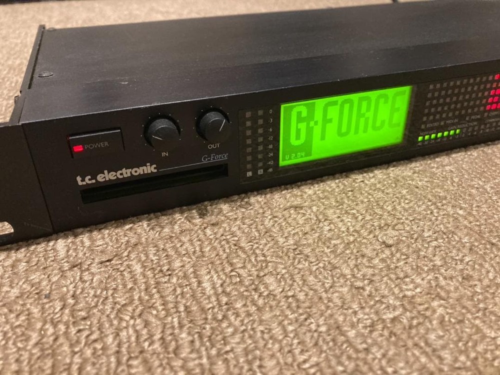 t.c.electronic G-Force Multi-Effects Processor Operation Confirmed