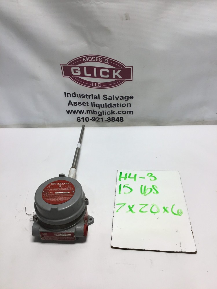  Killark HFC 0595 O2 Gas Sensor Detector Diffusion Transmitter