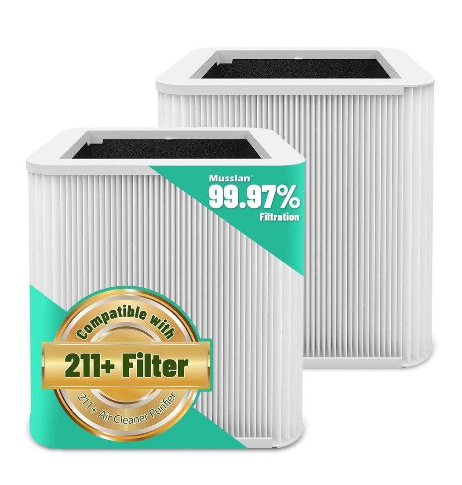 2 Pack 211+ Filter Replacement Compatible w/ 211+ Air Purifier