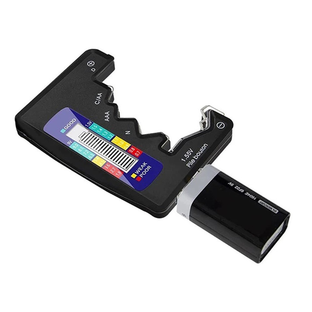 Battery Tester Battery Check Black Capacitance Detector Diagnostic Tool