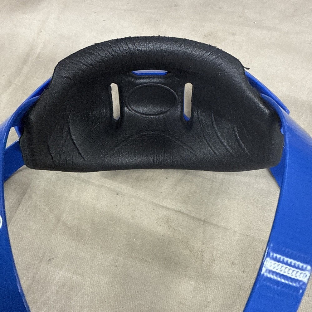 Riddell Hard Cup Chinstrap Buckles - Blue - Large