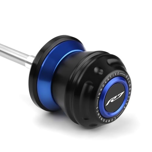 Motorcycle Rear Wheel Axle Fork Slider Crash Protector Compatible With blue