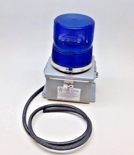 Tomar 3000 Blue Power Strobe 250 VDC
