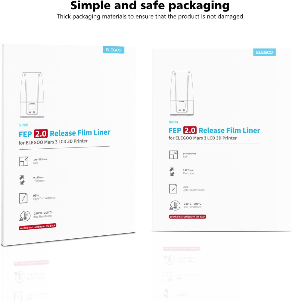 5PCS PFA Release Liner Film with 0.127Mm Thickness and Stronger Release Function