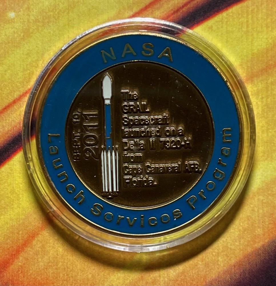 GRAIL LSP LAUNCH SERVICES PROGRAM 2011 NASA CHALLENGE COIN