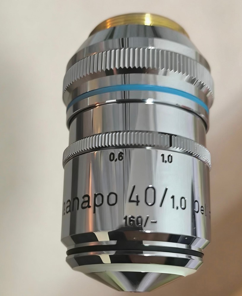 Zeiss microscope objective lens Apochromatic oil mirror 40×