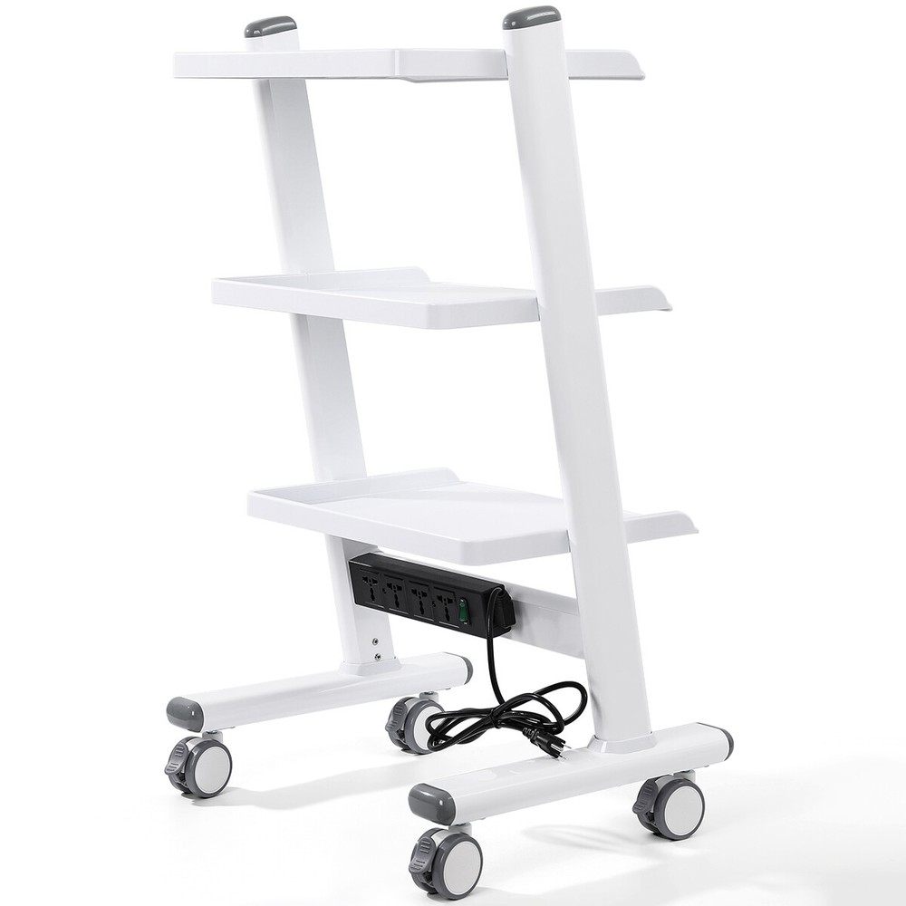 3Layer Dental Mobile Cabinet Trolley Built-in Socket/Trolley & Auto-water System