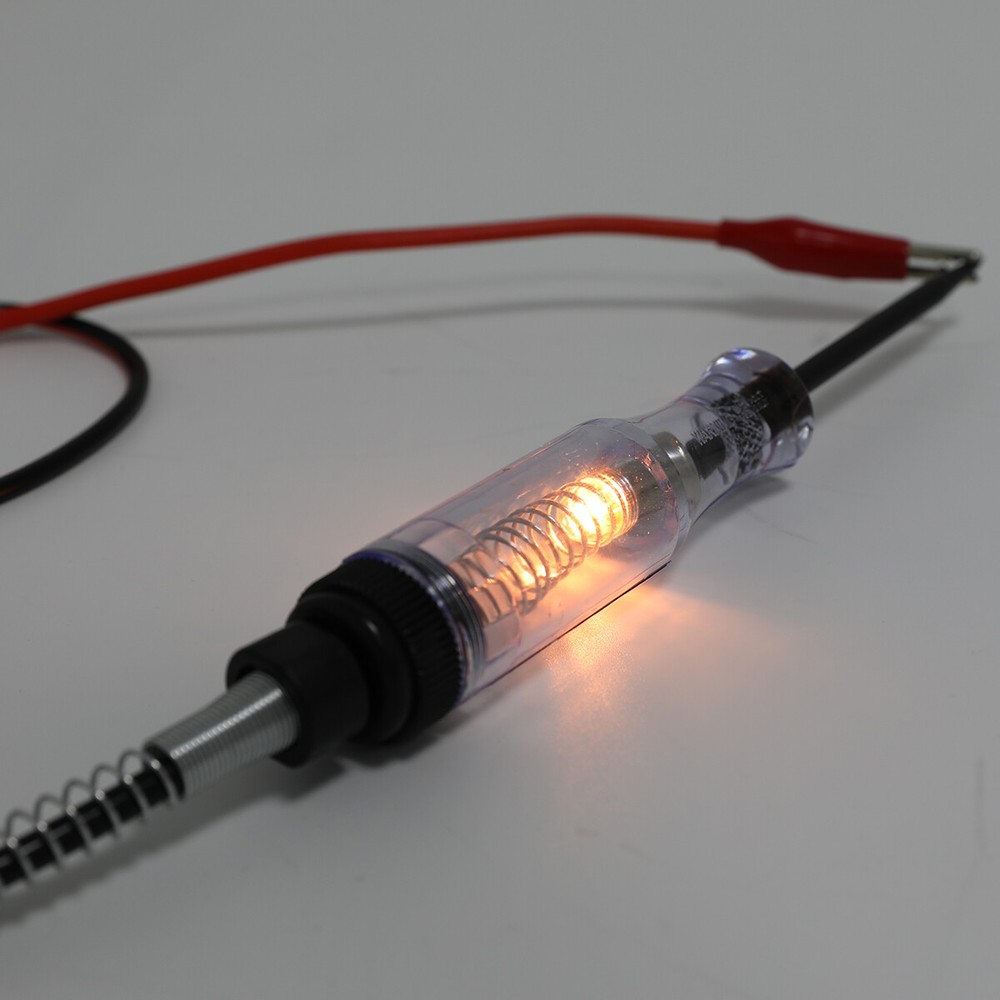 Auto Circuit Tester 12V/24V Test Light Probe Voltage Continuity Checker