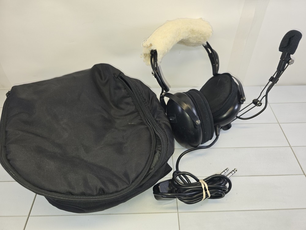 Flightcom Aviation Helicopter Headset Flight Com