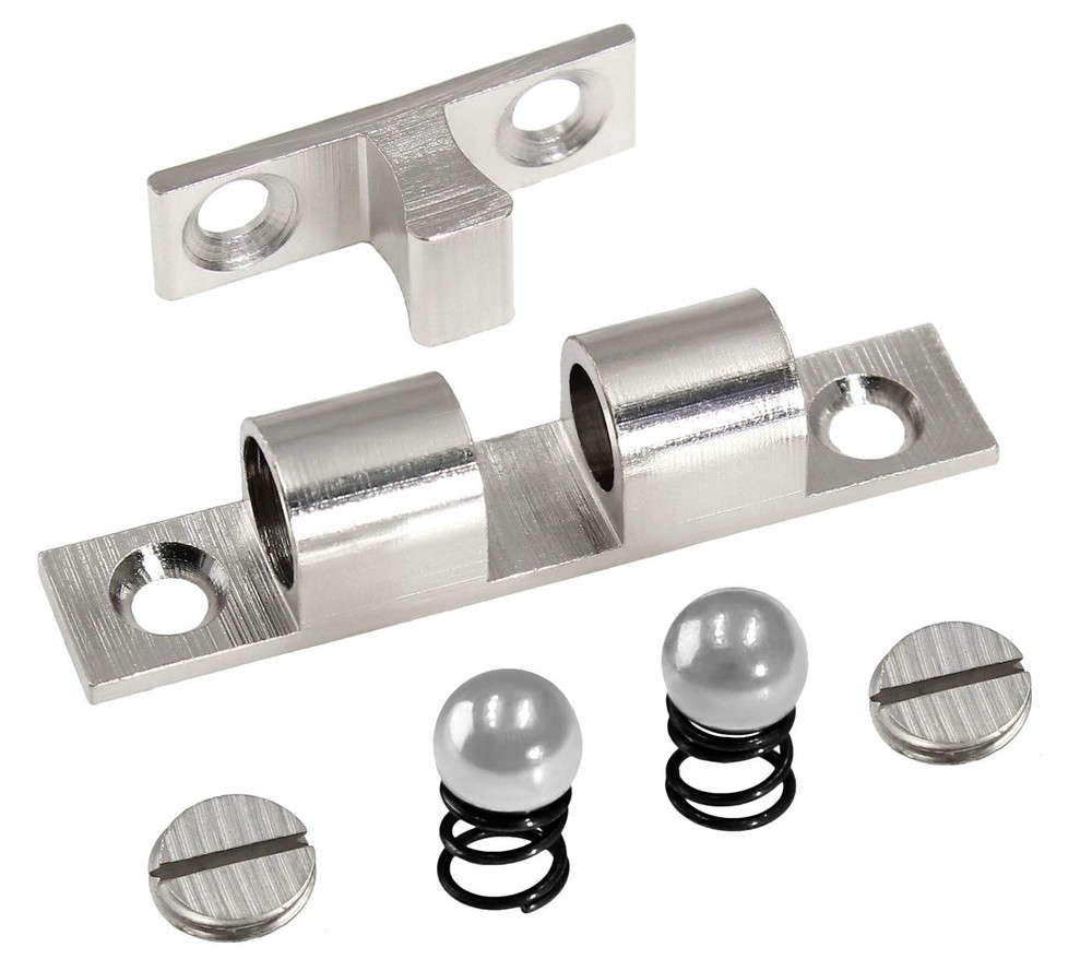 5Pcs 2.75"/ 70mm Double Ball Tension Roller Catch Latch, Solid Brass Hardware...