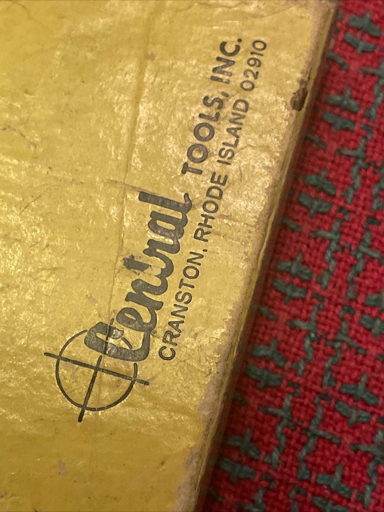 Vintage Central Tools Micrometer Rhode Island 🇺🇸 Unused!