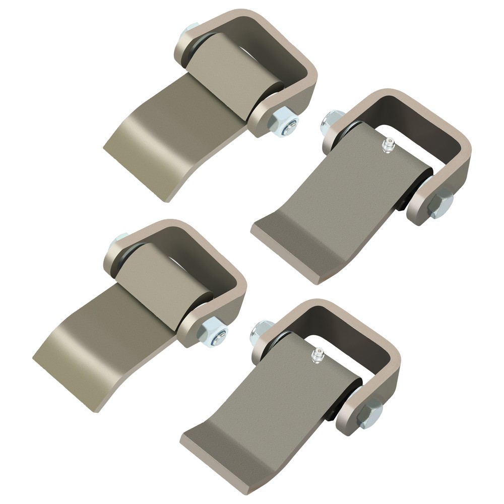 4 Short Leaf Door Hinge Greaseable Cargo Dump Trailer Truck Strap Style Gate