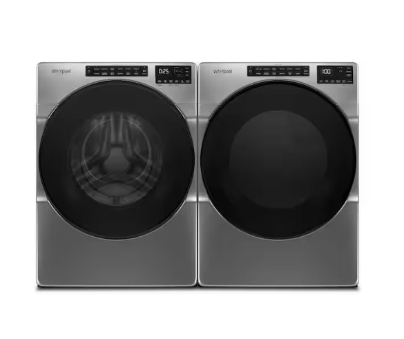 Front Load Washer with Steam, Quick Wash Cycle and Vibration Control Technology
