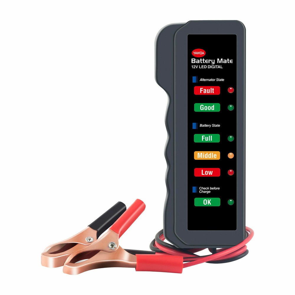 12V Automotive Battery Load Tester Analyzer 12 Volt Car Diagnostic Test Tool