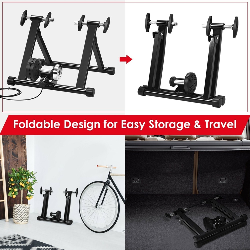 Adjustable Resistance Indoor Steel Bicycle Exercise Stand
