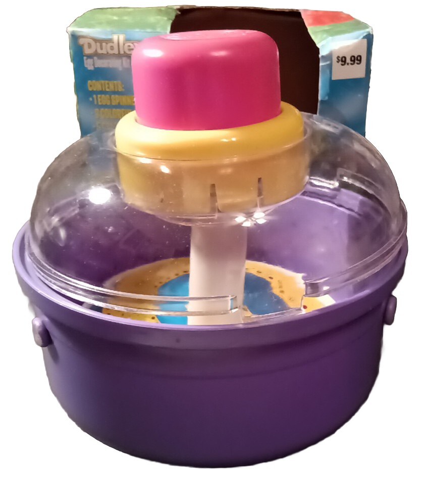 Dudley's Spin An Egg Decorating Kit - Easter Egg Dye Kit - 4 Refill Packs