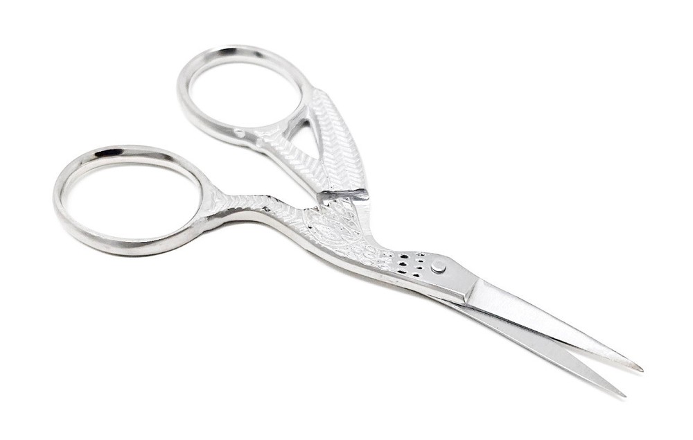 Stork Scissors Sharp Point Embroidery Sewing Snips Thread Clipper 25-Pack