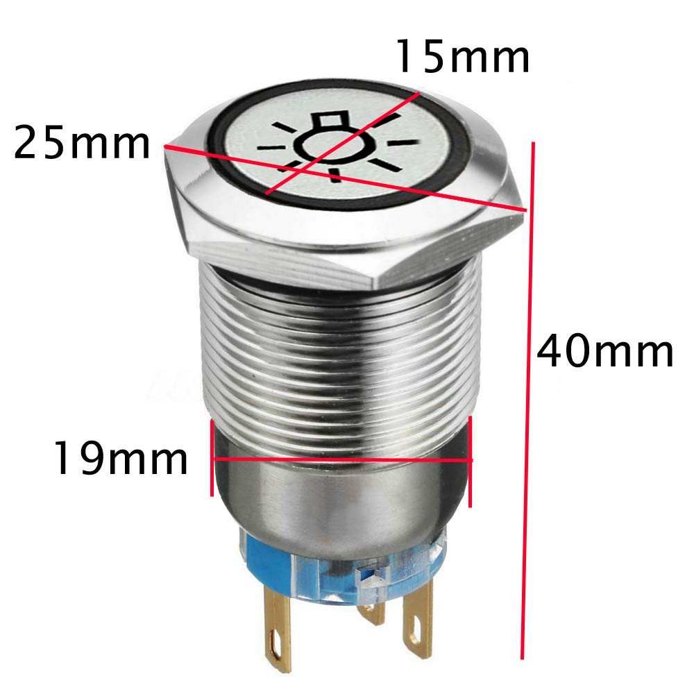 Headlight Switch Button Toggle – Vehicle Dash Control Replacement