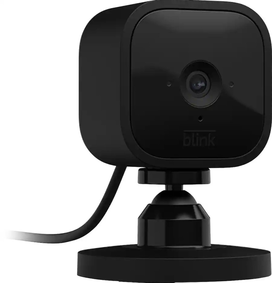 Blink Mini 2 Plug-in Smart Security Camera HD Video - Black