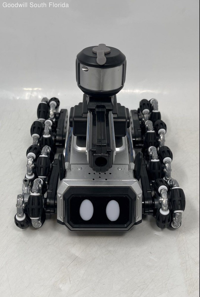 Robot Intelligent Black Silver Remote Controller Drifting Stunt Car Not Tested