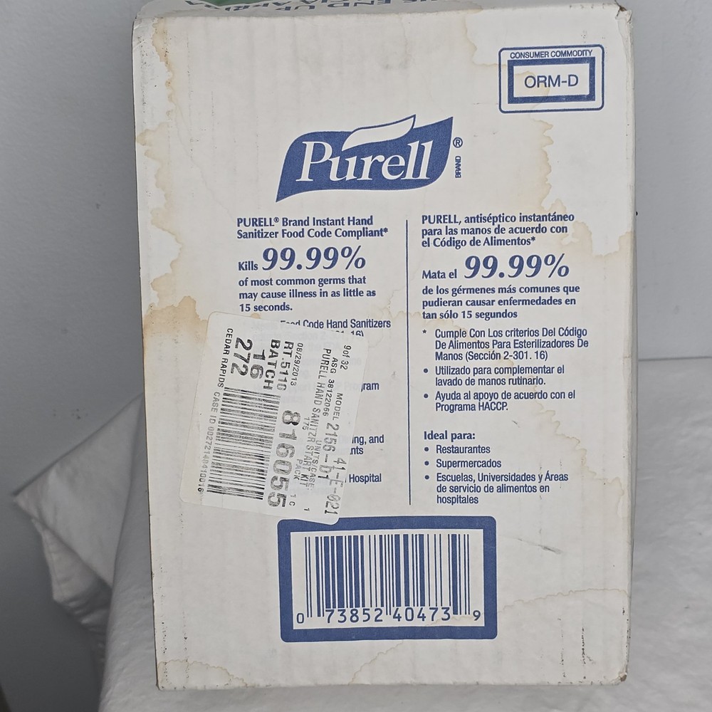 Purell Wall Mounted Hand Sanitizer dispenser