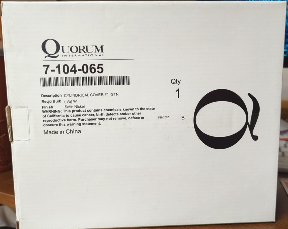 Quorum 7-104-065 Satin Nickel