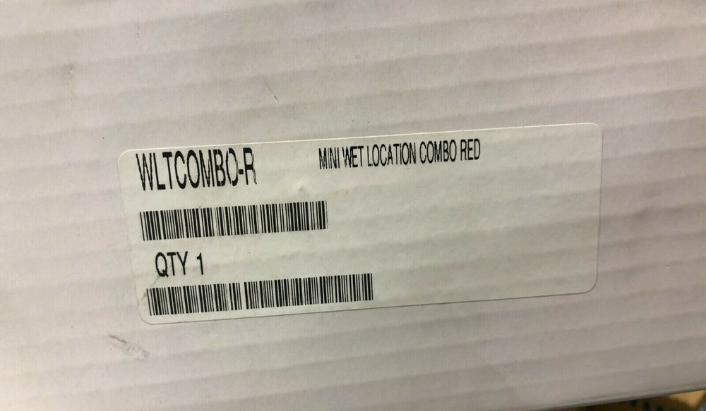 Exterior Thermoplastic Surface-Mounted LED Emergency Exit Combo Sign