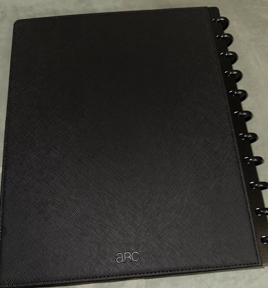 My OfficeInnovations ARC Customizable Notebook 8-1/2" x 11" 60 Sheets Black New.