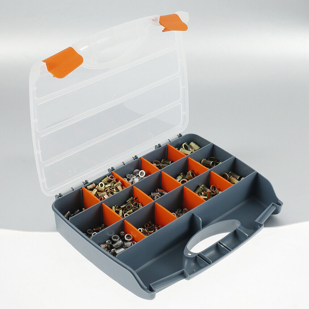 1450PCs Rivet Nut Kit- Rivnut Gun Nut Setter Thread Setting Nutsert Tool Metric