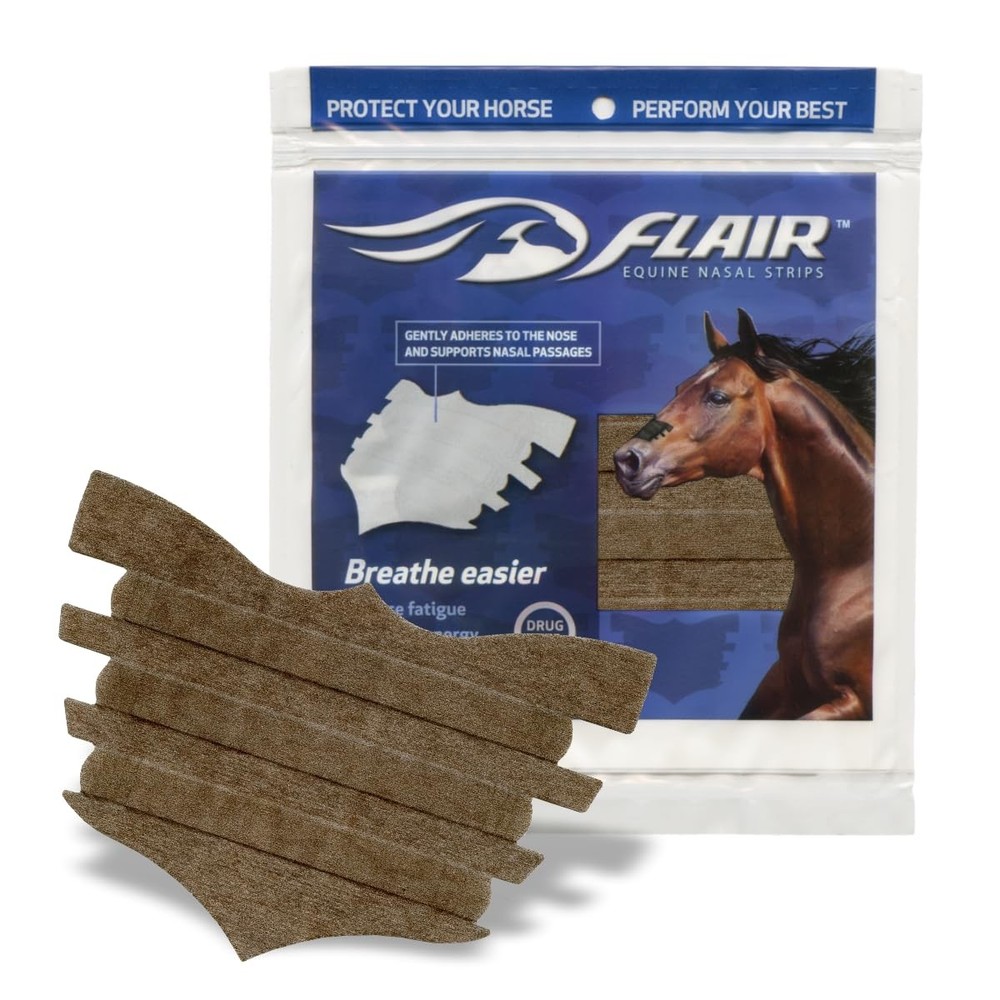 Equine Nasal Strips Six Pack Brown