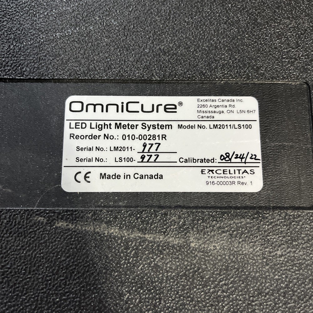 OMNICURE LED LIGHT METER