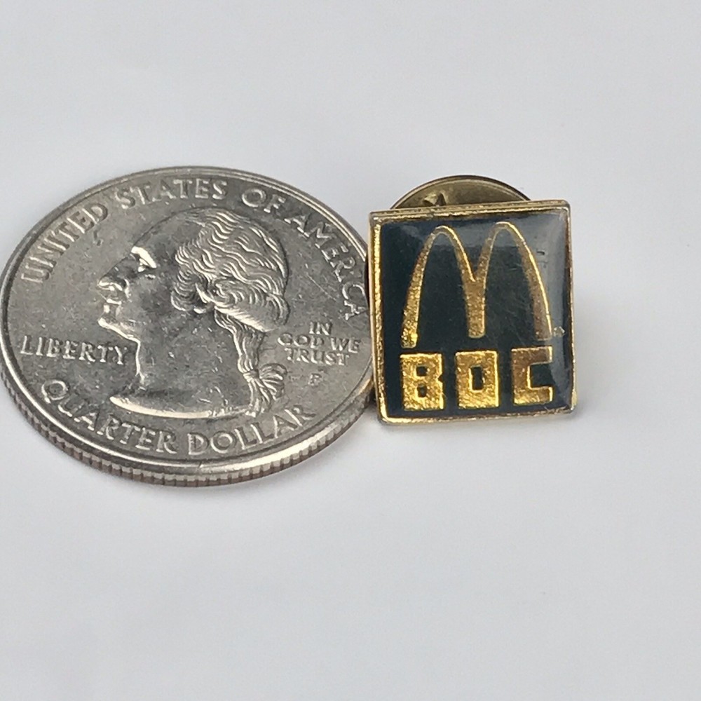 McDonalds BOC Vintage Pin Basic Operations Course Burger University
