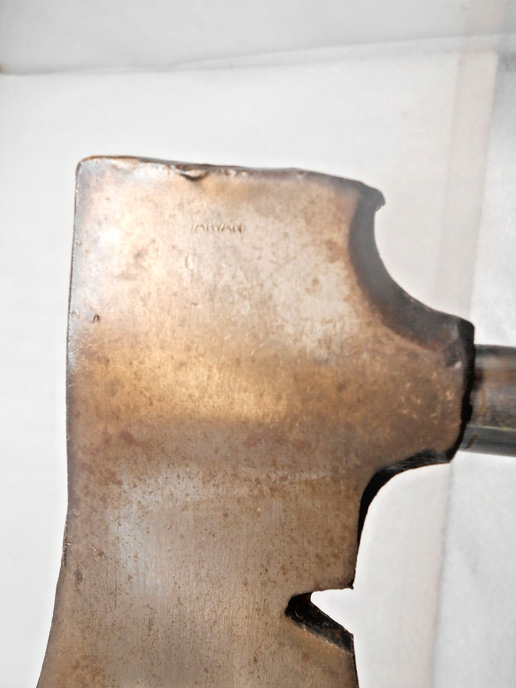 Camp hatchet marked Taiwan