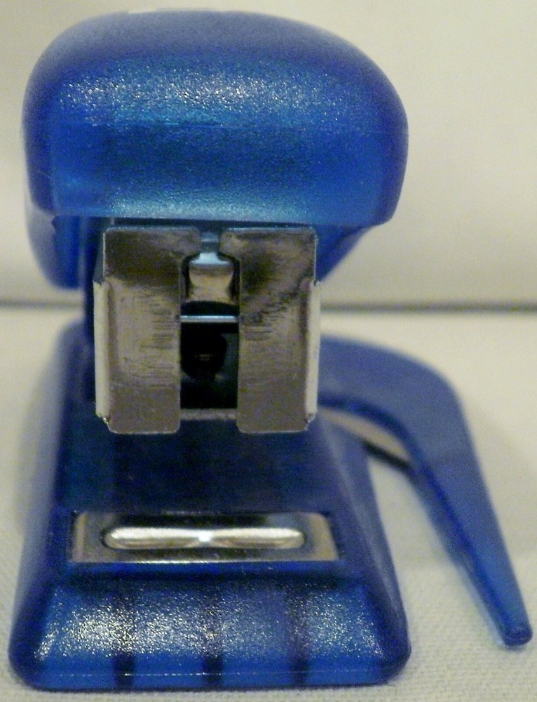 US Bank Compact Stapler with Letter Opener & Staple Remover