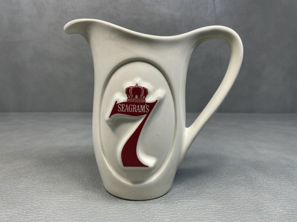 Seagram 7 Ceramic Scotch Whiskey Pitcher