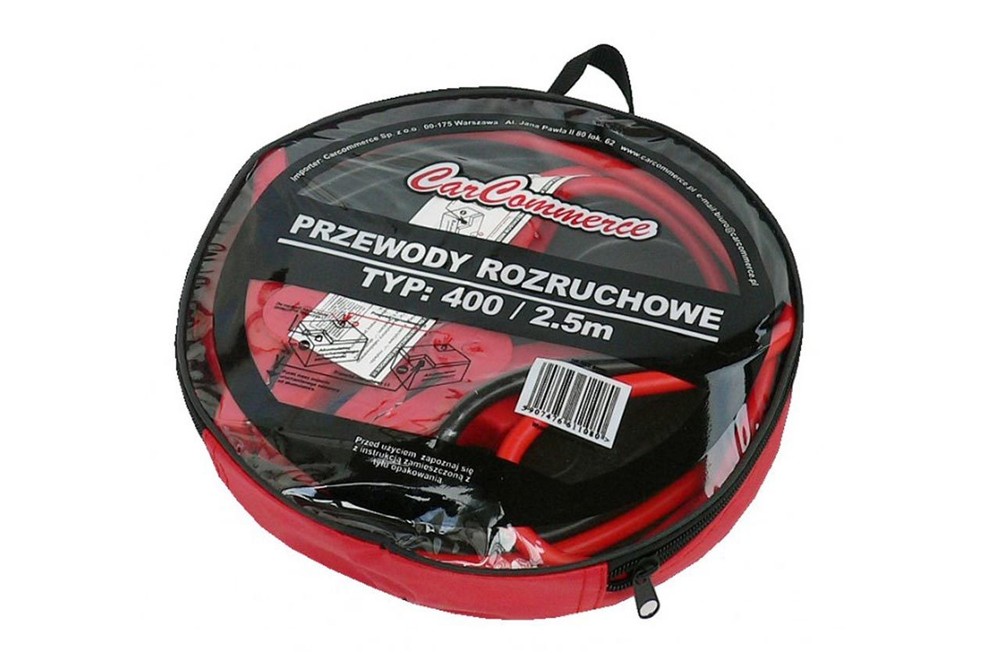 Starter Cables 400A Jump Start Cables Battery Cables 2.5M Long Car