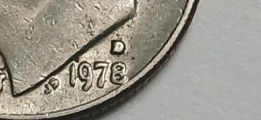 1978 D Multiple DD Error Obverse And Reverse Side Roosevelt Dime