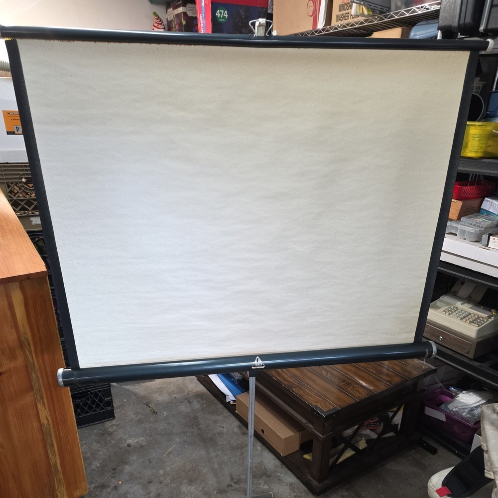 Vintage Da-Lite Comet Approx 40x48" Projection Screen EUC