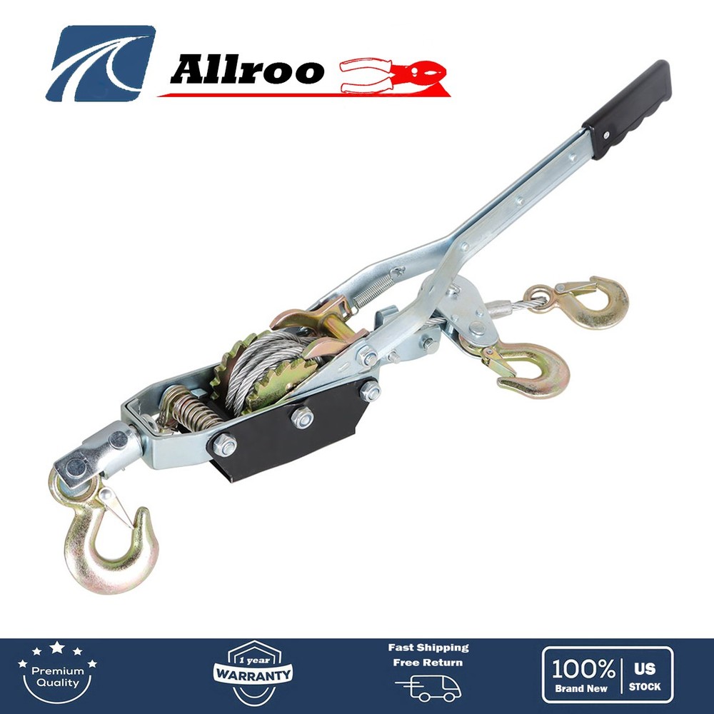 High Quality Hand Power Cable Puller Heavy Duty 4 Ton Rachet Dual Gear Puller