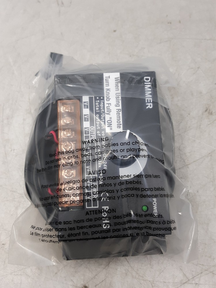 LED Dimmer Controller Remote DC 5-24V 3*30A Adjustable Brightness Lighting