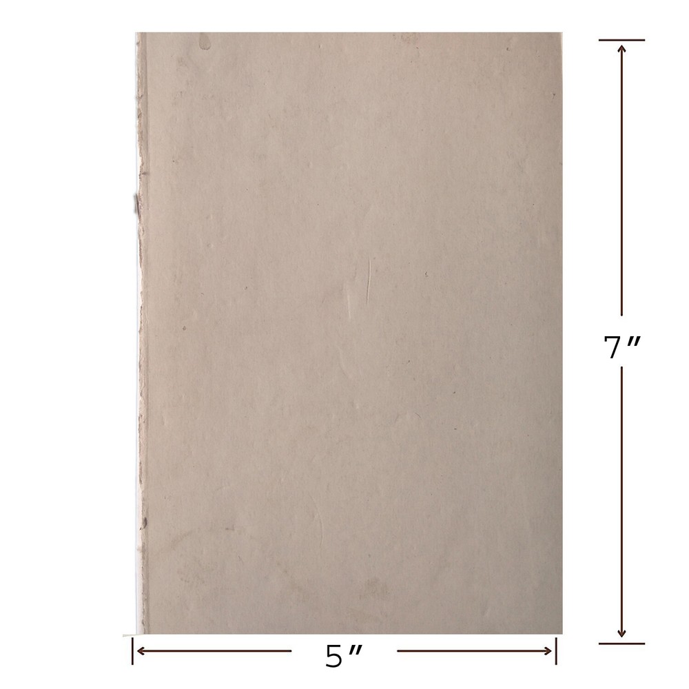 Journal Refill Handmade Paper Blank Unlined Notebook Diary Recycled Natural