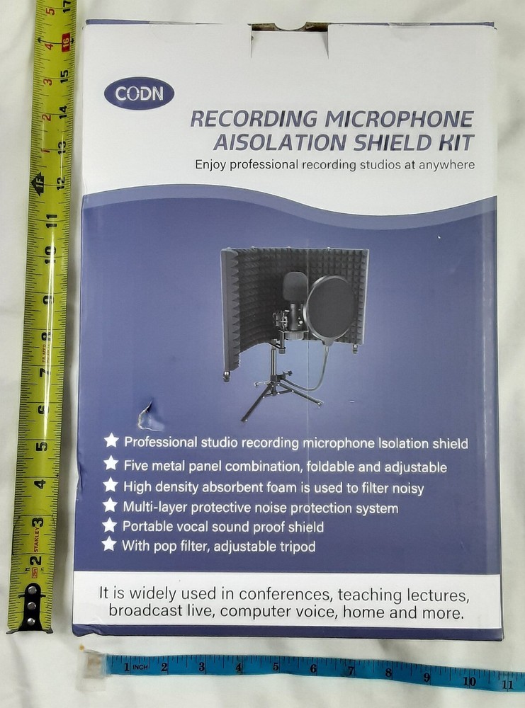 Codn Recording Microphone isolation Shield Kit
